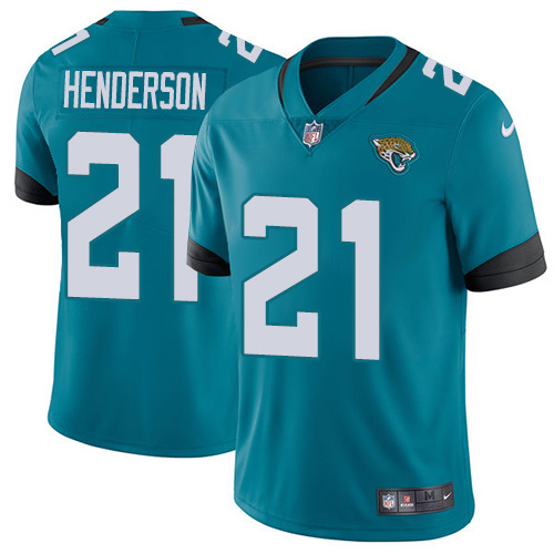 Nike Jaguars 21 C.J. Henderson Teal Green Alternate Men Stitched NFL Vapor Untouchable Limited Jersey